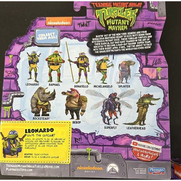 Teenage Mutant Ninja Turtles Lot Action Figures Mayhem Half‎ Pipe RC Skateboard - Picture 5 of 11